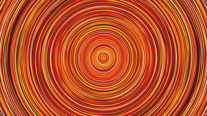 Concentric bright circles rotating, zoom in and out in endless loop Royalty-Free Stock Footage #1079519057