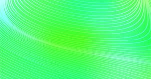 4K looping light green, yellow flowing video with straight lines. Shining colorful moving illustrations with sharp stripes. Flowing design for presentations. 