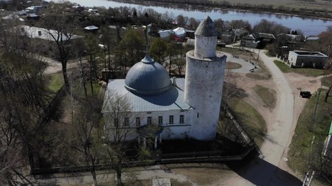 old Tatar mosque in Kasimov on the banks of the Oka river