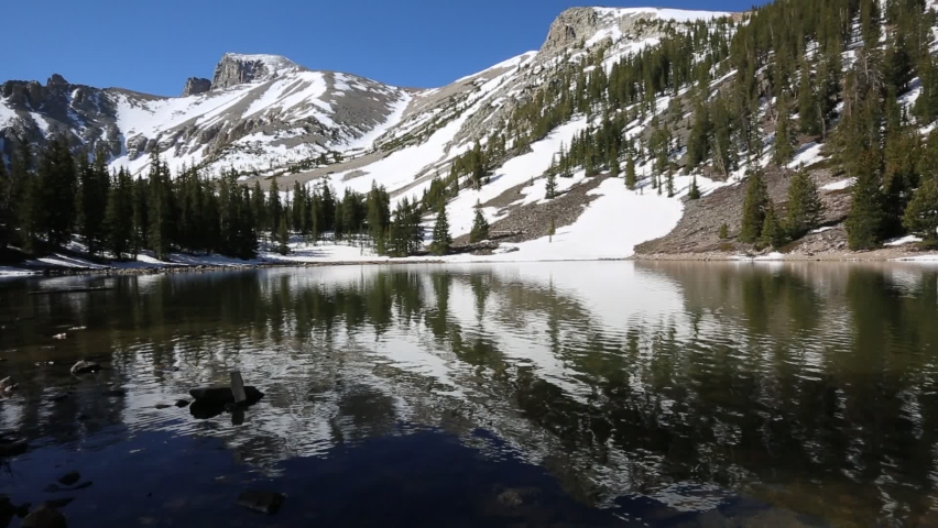 Reflection on Stella lake - Great Basin National Park, Nevada
