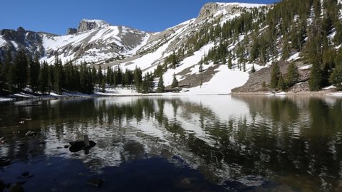 Reflection on Stella lake - Great Basin National Park, Nevada