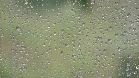 Raining, Rain Drops on Window, Torrential Rain, Hailstone Stormy, Summer Rainy Day, Hail, Ice Storm Droplet on Glass, Bad Weather