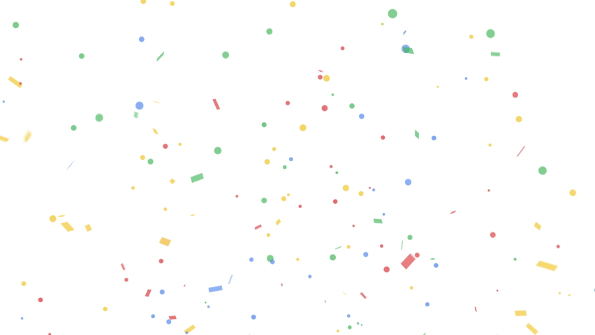 colorful confetti party popper explosions on green backgrounds Royalty-Free Stock Footage #1079732180