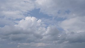 4k stock video timelapse of cloudy rainy heavy grey dramatic clouds moving in heaven. Natural abstract background