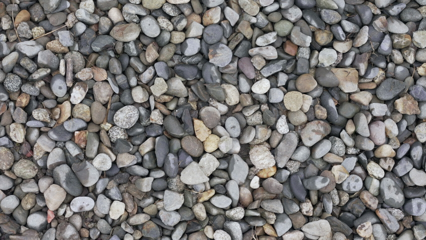 Diverse small rocks patterns gravel