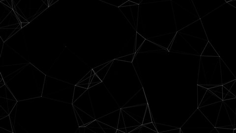 Abstract white forms. geometric polygon motion graphics background. Design concept. Geometric and abstract background for presentation or intro.