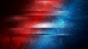 Contrast red and blue smooth grunge stripes abstract motion background. Seamless looping. Video animation Ultra HD 4K 3840x2160