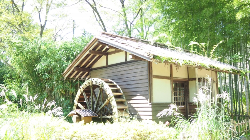 Scenery with a quaint watermill