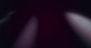 Animation of moving northern lights over black background. abstract screen background concept digitally generated video.