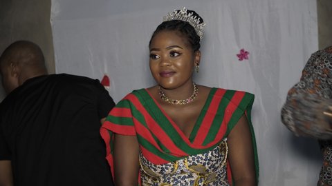 24th August 2021,Crossriver Nigeria : African black beauty queens and contest at Annual new yam festival in mbube, ogoja cross River