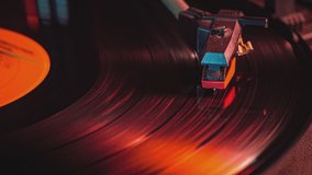 LP Vinyl record turntable play in low light - Powered by Shutterstock - Get 15% off with code: PIKWIZARD15