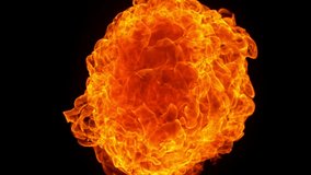 Super Slow Motion Shot of Fire Flames Isolated on Black Background at 1000fps. - Powered by Shutterstock - Get 15% off with code: PIKWIZARD15
