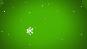 Animation of christmas greetings on tag on green background. christmas, winter, tradition and celebration concept digitally generated video.