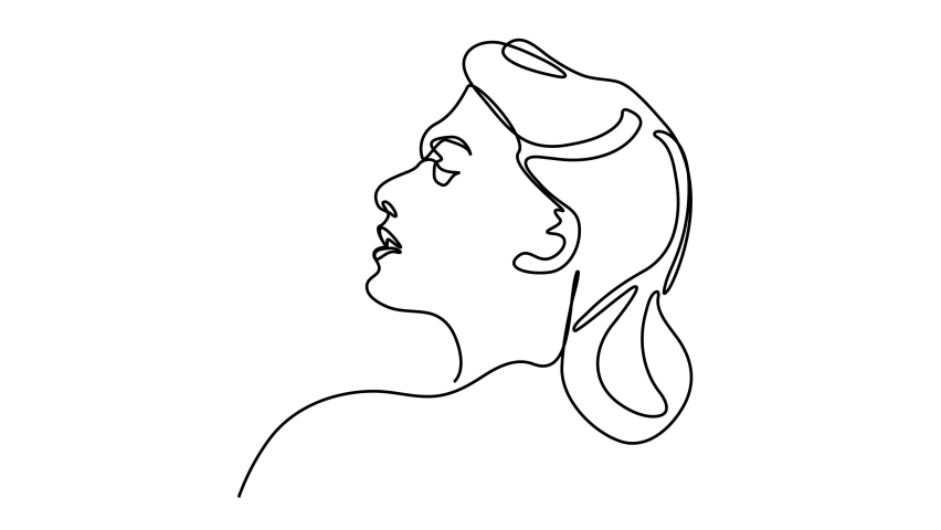 Human Icon Side View Stock Video Footage - 4K and HD Video Clips