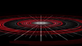 3D Arc Audio Equalizer Radial Patterns Blinking Red X80 Degrees Large VJ Loop Animation 01 - Powered by Shutterstock - Get 15% off with code: PIKWIZARD15