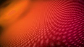 Animation of glowing thank you text over red and orange background. video game, entertainment and digital interface concept digitally generated video.