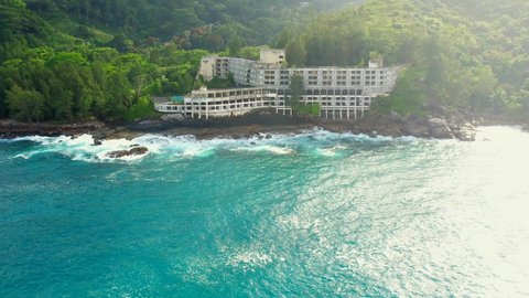 05.10.21 Mahe, Seychelles, Port auld district, Mahe beach hotel, one of the first hotel build in the 70s, miss world beauty pagent was made in 1998, after the hotel was sold and never reopen