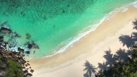 05.10.21 Mahe, Seychelles,Stunning beach of the south east coast of Mahe Island, turquoise water and warm sea throughout the year, the best season is from March to July 