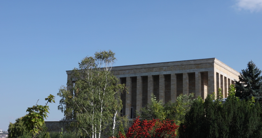 Anıtkabir  panoramic view at ankara turkey