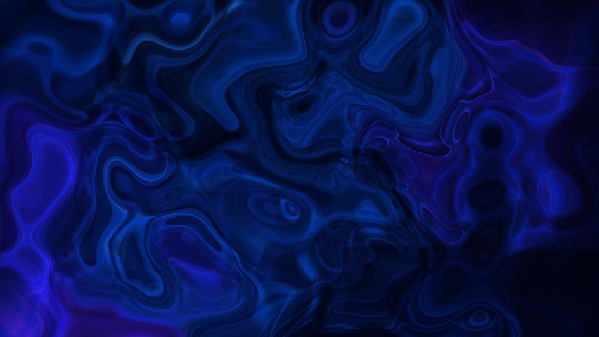 Abstract blue glow liquid wavy motion background | Shutterstock HD Video #1080303320