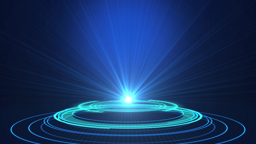 169 Holographic projector Stock Video 