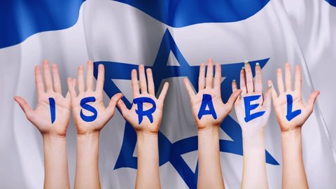 Israel Country Flag
Animated Israel a flag with animated hand with text writing as Israel