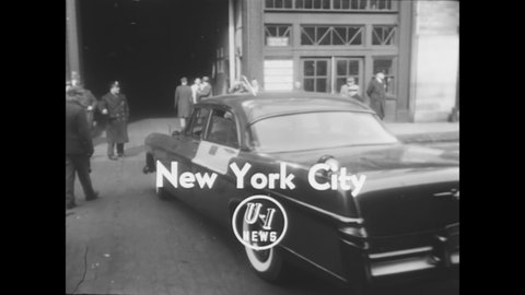 CIRCA 1956 - Prince Rainier of Monaco arrives in New York City by ship.