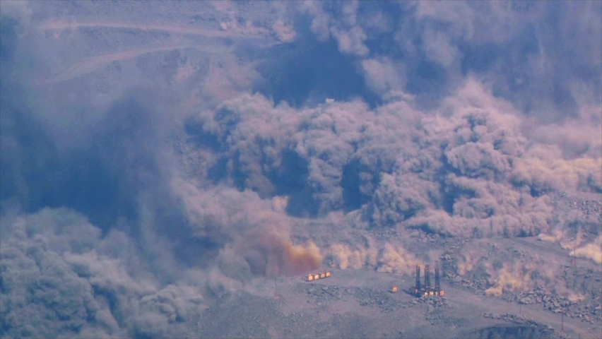 Control explosion. Control explosion