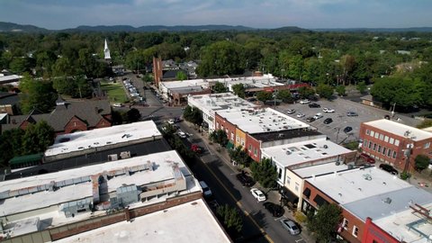 High Aerial Franklin Tennessee in 4k