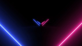 neon lights motion loops abstract seamless background, professional lighting.