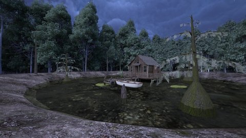 3D rendering of the boathouse