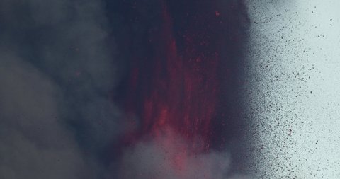 Etna eruption in 2021 July
