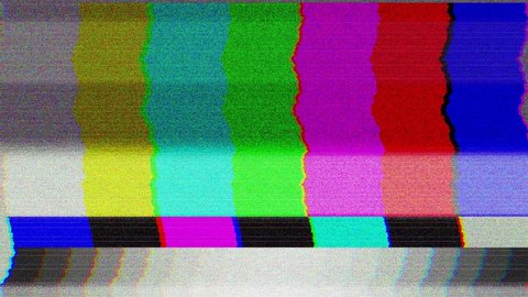 old tv screen colors bar tv off distortion , noisy lose signal static television background error  vintage retro screen  