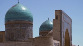 Mir I Arab Madrasa Dome. High quality video
