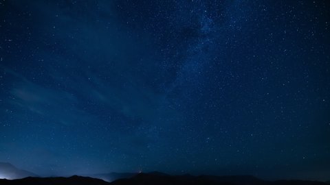 Perseid Meteor Shower 15mm North Sky Milky Way Galaxy Sierra Nevada Mts California USA