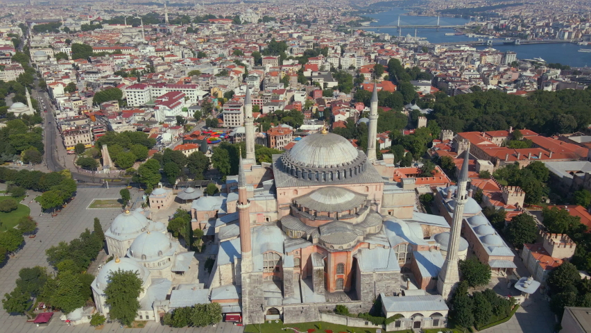 Slow parallax around Aya Sofia
