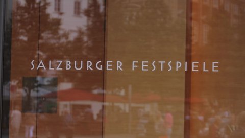 Salzburg Music festival at the cathedral - SALZBURG, AUSTRIA - AUGUST 3, 2021