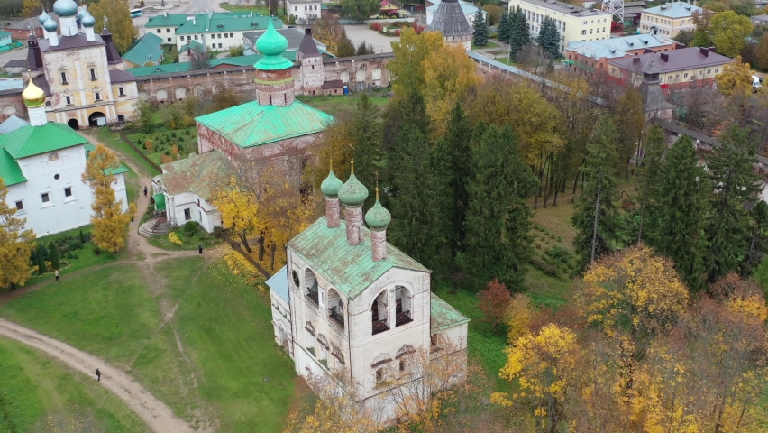 The ancient Orthodox monastery of Borisoglebsk for men, founded in the 14th century. Russia.