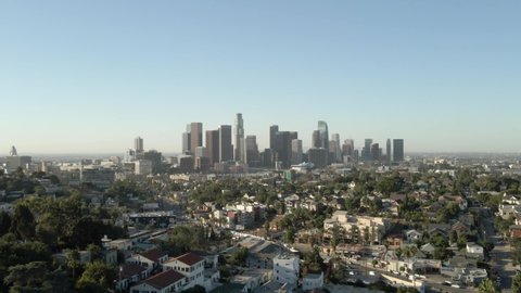 4K Los Angeles CA Downtown View Sunset Blvd Echo Park 2021