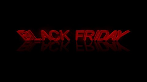 High quality Black Friday sales concept animation background.