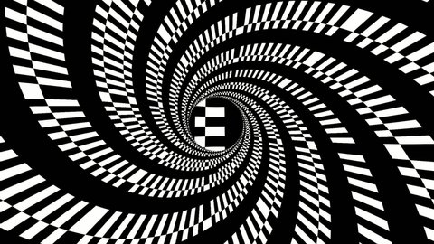 Psychedelic 3d Rendering Optical Illusion Created Stock Footage Video ...