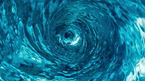 Water Vortex Swirling Anticlockwise in Slow Motion - Top View from Inside - Powered by Shutterstock - Get 15% off with code: PIKWIZARD15