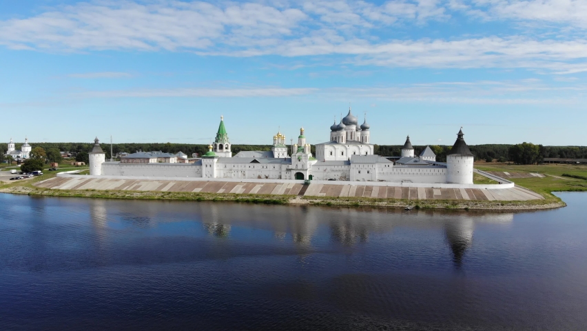 Holy Trinity-Makarievo-Zheltovodsk Monastery is a female Orthodox monastery. It is located on the left bank of the Volga River, in the village of Makarievo, Lyskovsky district, Nizhny Novgorod region.