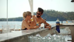 Idyllic Holidays On Turkey All Inclusive Resort .Turquoise Sea On Turkey Vacation Holiday. Perfect Moment For Inspiration. Kemer Bar Counter Beach. Married Honeymoon Couple. Happy Amazing Destination - Powered by Shutterstock - Get 15% off with code: PIKWIZARD15