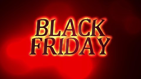 High quality Black Friday sales concept animation background. 4K resolution.