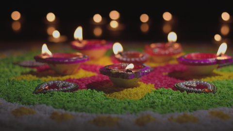 Diwali is a festival of lights celebrations by Hindus , Jains, Sikhs and some Buddhists