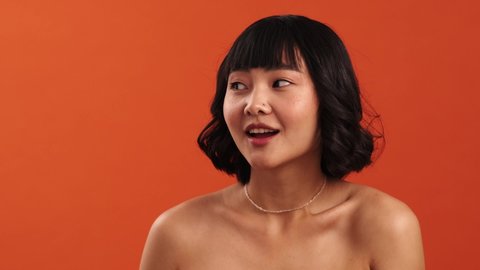 Naked woman mirror Stock Video Footage - 4K and HD Video Clips