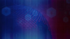 3D rendering of business and financial information overlay on a 3d globe - Powered by Shutterstock - Get 15% off with code: PIKWIZARD15