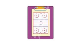 Tablet coach with tactical placement of teams icon animation cartoon best object isolated on white background - Powered by Shutterstock - Get 15% off with code: PIKWIZARD15