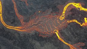 The rivers of lava flowing from Fagradalsfjall volcano are amazing to observe in any light. Still, when the evening starts to set in and the lava is glowing, it's a different story.